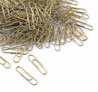 Brass Paper Clips